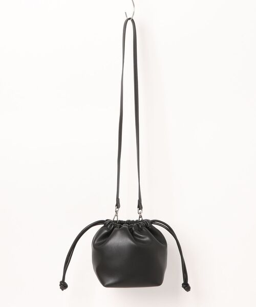 ORiental TRaffic（オリエンタルトラフィック）の「2way巾着ミニバッグ/BA-255（ハンドバッグ・レディース・ピンク/ホワイト/ブラック・ﾌﾘ-）」の7枚目の写真