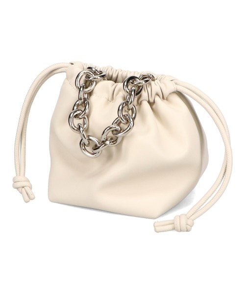 ORiental TRaffic（オリエンタルトラフィック）の「2way巾着ミニバッグ/BA-255（ハンドバッグ・レディース・ピンク/ホワイト/ブラック・ﾌﾘ-）」の15枚目の写真