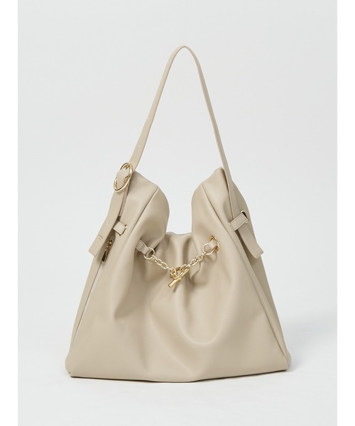 LOWELL things（ロウェル　シングス）の「【千葉由佳さん】コラボ HOBOトートバッグ（トートバッグ・レディース・ブラック/ライトベージュ・フリー）」の16枚目の写真