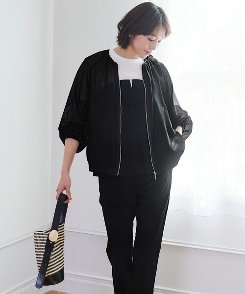 自由区(ジユウク)の「ビスチェコンビ Tシャツ(Tシャツ/カットソー・レディース・黄土色系1/ブラック系1/グレー系・44/46)」の5枚目の写真