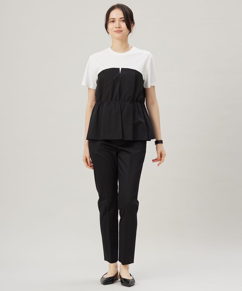 自由区(ジユウク)の「ビスチェコンビ Tシャツ(Tシャツ/カットソー・レディース・黄土色系1/ブラック系1/グレー系・44/46)」の6枚目の写真