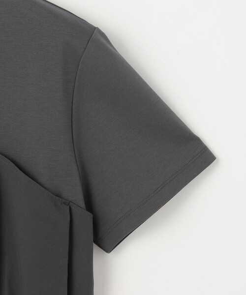 自由区(ジユウク)の「ビスチェコンビ Tシャツ(Tシャツ/カットソー・レディース・黄土色系1/ブラック系1/グレー系・44/46)」の12枚目の写真