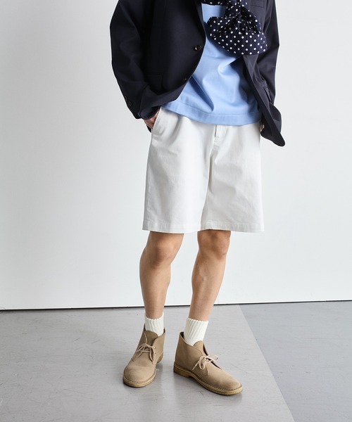 SHIPS.me(シップスミー)の「【ZOZO限定】SHIPS.me: ストレッチチノショーツ(チノパンツ・メンズ・ベージュ/ネイビー/オリーブ/オフホワイト・L/M/S/XS/XL)」の2枚目の写真