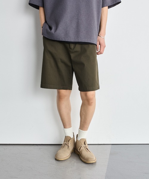 SHIPS.me(シップスミー)の「【ZOZO限定】SHIPS.me: ストレッチチノショーツ(チノパンツ・メンズ・ベージュ/ネイビー/オリーブ/オフホワイト・L/M/S/XS/XL)」の1枚目の写真