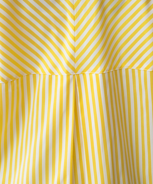 NARACAMICIE(ナラカミーチェ)の「【NARACAMICIE】ストライプシャツワンピース(ワンピース・レディース・ブルー/イエロー/グリーン・XL/M)」の11枚目の写真