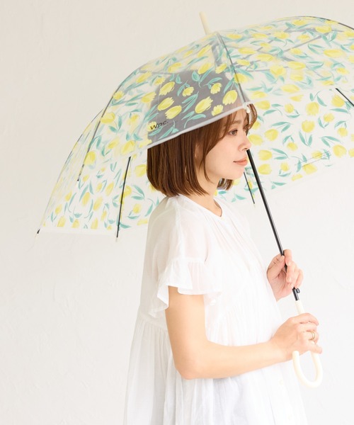 ROPE' PICNIC（ロペピクニック）の「☆【Wpc.】プラスチックアンブレラ（長傘・レディース・レッド/ピンク/イエロー・FREE）」の2枚目の写真