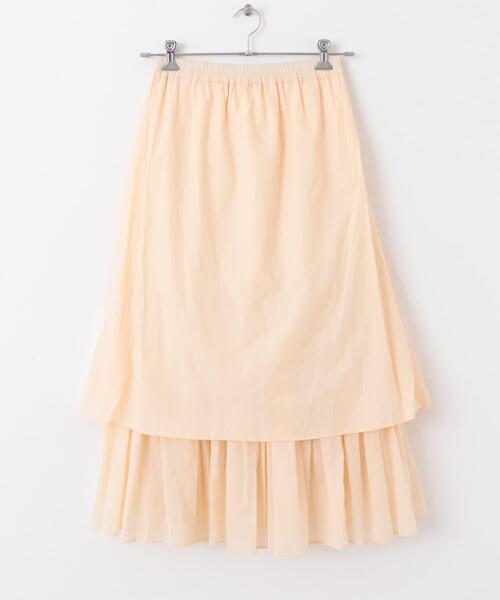 URBAN RESEARCH DOORS（アーバンリサーチドアーズ）の「ランダムティアードスカート（スカート・レディース・オフホワイト/ピンク系その他・MEDIUM）」の16枚目の写真