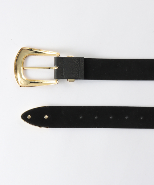 B-LOW THE BELT（ビーロウザベルト）の「【B-LOW THE BELT/ビーローザベルト】Leather belt（ベルト・レディース・ゴールド/シルバー・FREE）」の9枚目の写真