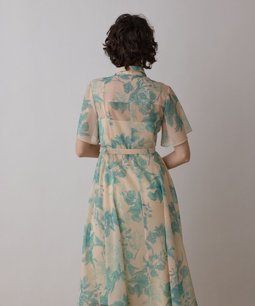 23AW タグ付き♡ ダイアグラム シャドーフラワープリント