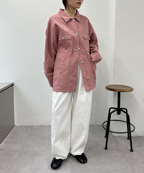 w closet(ダブルクローゼット)の「【2サイズ展開】イージーコクーンパンツ(その他パンツ・レディース・オフホワイト/ネイビー・2/1)」の9枚目の写真