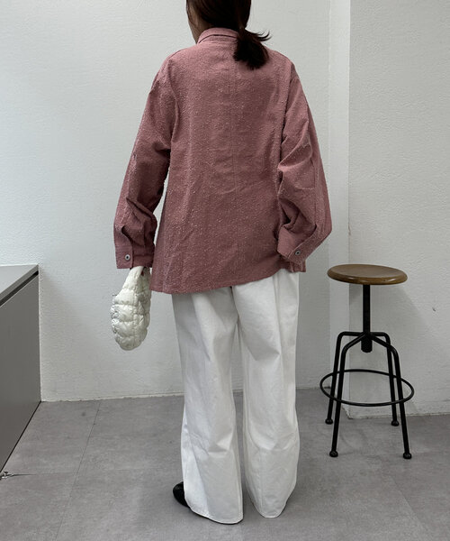 w closet(ダブルクローゼット)の「【2サイズ展開】イージーコクーンパンツ(その他パンツ・レディース・オフホワイト/ネイビー・2/1)」の11枚目の写真