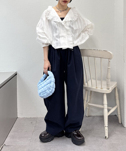 w closet イージーコクーンパンツ セール】【2サイズ展開】イージーコクーンパンツ（その他パンツ