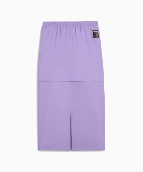 PUMA（プーマ）の「PUMA PUMA x HELLO KITTY & FRIENDS WOVEN MAXI SKIRT（プーマ x ハローキティアンドフレンズ ウーブン マキシスカート）（スカート・レディース・ブラック系/パープル系・SMALL/MEDIUM/LARGE）」の10枚目の写真