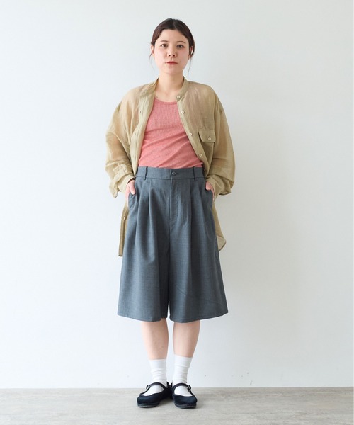 yuni サマーウールショートパンツ セール】ウォッシャブルサマーウール ハーフパンツ(その他