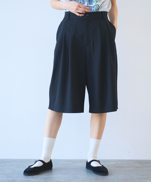 yuni サマーウールショートパンツ AMBIDEX Store ○ウォッシャブルサマーウール ハーフパンツ(F