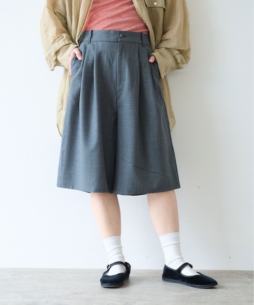 yuni ウォッシャブルサマーウールハーフパンツ セール】ウォッシャブルサマーウール ハーフパンツ(その他