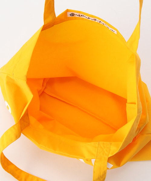 R&D.M.Co OLDMAN’S TAILOR(オールドマンズテイラー)の「【R&D.M.Co/オールドマンズテイラー】OMT PRINT TOTE NYLON トートバック(トートバッグ・レディース・ホワイト/イエロー・FREE)」の5枚目の写真
