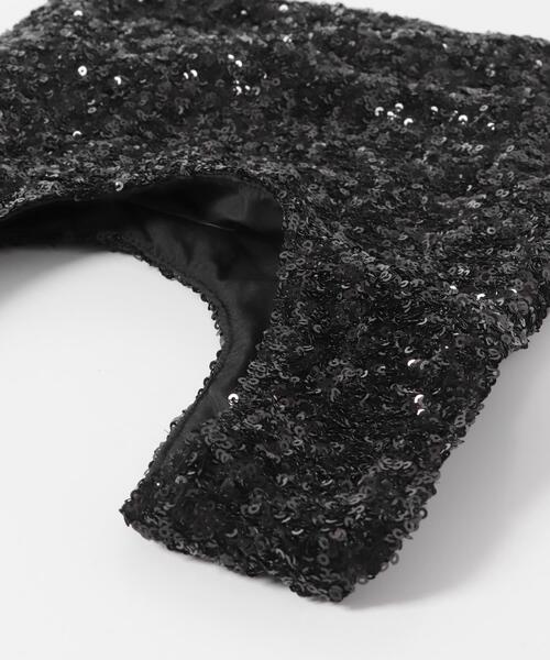 URBAN RESEARCH ROSSO WOMEN（アーバンリサーチ　ロッソ）の「troisiemechaco　スパンコールバッグ（ハンドバッグ・レディース・ブラック系その他/シルバー・FREE）」の8枚目の写真