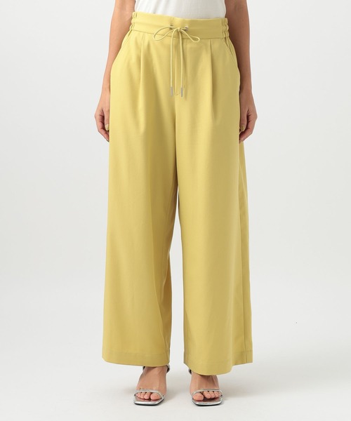 BAYFLOW（ベイフロー）の「[撥水加工・接触冷感・イージーケア・UVケア機能]RPワイドパンツ（その他パンツ・レディース・ブルー/グレイッシュベージュ/ブラック/イエロー・SMALL/MEDIUM）」の22枚目の写真