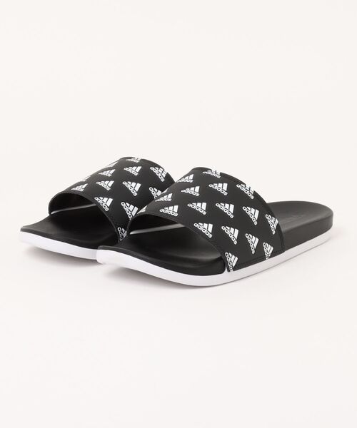 adidas(アディダス)の「【adidas】シャワーサンダル ADILETTE COMFORT U(サンダル・メンズ・ブラック×ホワイト・25.5cm/26.5cm/27.5cm/28.5cm/29.5cm)」の1枚目の写真