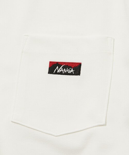 NANGA(ナンガ)の「NANGA/ナンガ 別注 neo-PRO スピンドル ポケットTシャツ/日本製/遮熱/UVカット/吸水速乾/リラックスフィット(Tシャツ/カットソー・メンズ・ホワイト/ブラック/チャコールグレー・X-LARGE/LARGE/MEDIUM)」の19枚目の写真