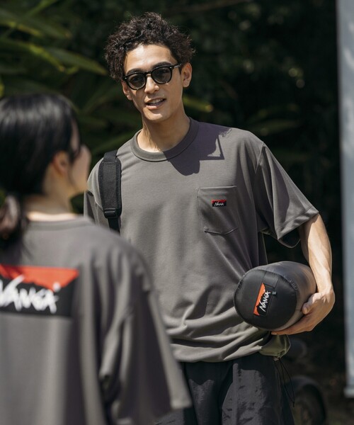 NANGA/ナンガ 別注 neo-PRO スピンドル ポケットTシャツ/日本製/遮熱