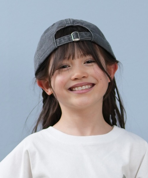Dickies（ディッキーズ）の「Dickies/ディッキーズ DK MS KIDS PIGMENT CAP キッズ キャップ 81220500（キャップ・キッズ・モスグリーン/ピンクベージュ/ブラック/オフホワイト・ONE）」の7枚目の写真