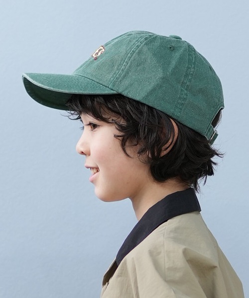 Dickies（ディッキーズ）の「Dickies/ディッキーズ DK MS KIDS PIGMENT CAP キッズ キャップ 81220500（キャップ・キッズ・モスグリーン/ピンクベージュ/ブラック/オフホワイト・ONE）」の10枚目の写真