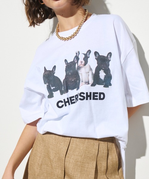 Unitage(ユニテージ)の「ブルTEE(Tシャツ/カットソー・レディース・ブラック/ホワイト・FREE)」の2枚目の写真