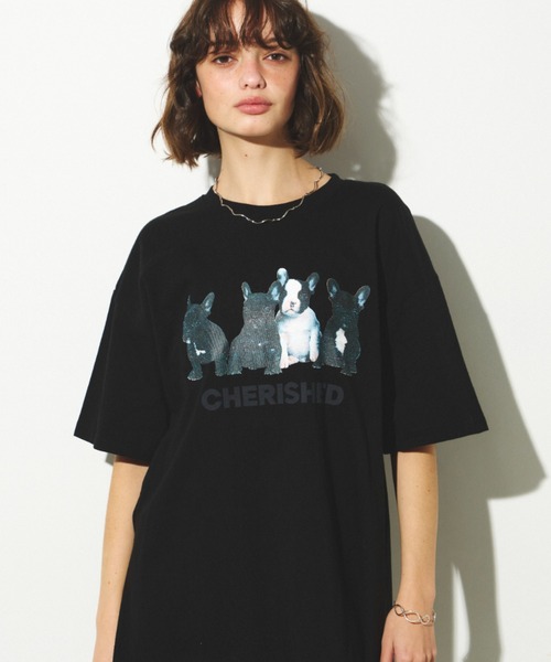 Unitage(ユニテージ)の「ブルTEE(Tシャツ/カットソー・レディース・ブラック/ホワイト・FREE)」の8枚目の写真