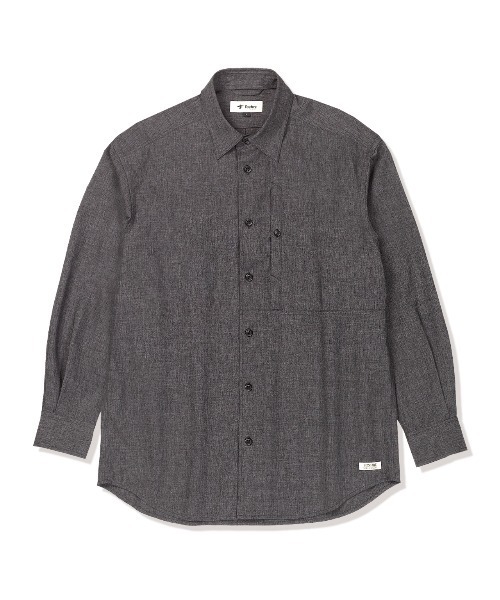 Foxfire（フォックスファイヤー）の「ＣＯＯＬＭＡＸシャンブレーシャツ（シャツ/ブラウス・メンズ・ネイビー/オリーブ/チャコール・M/L/XL）」の2枚目の写真