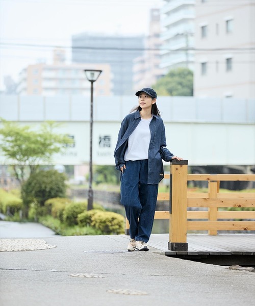 Foxfire（フォックスファイヤー）の「ＣＯＯＬＭＡＸシャンブレーシャツ（シャツ/ブラウス・メンズ・ネイビー/オリーブ/チャコール・M/L/XL）」の4枚目の写真