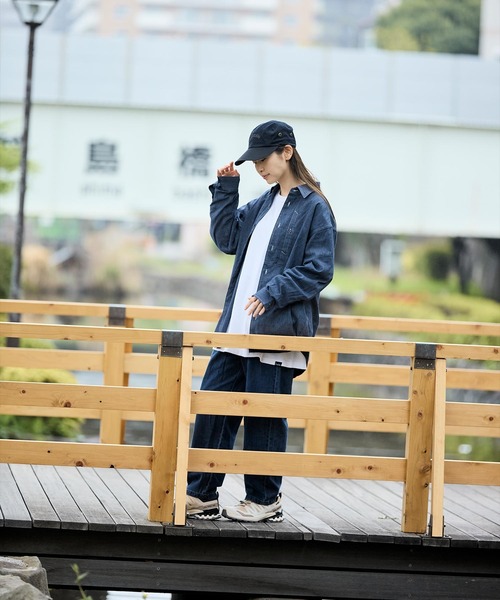Foxfire（フォックスファイヤー）の「ＣＯＯＬＭＡＸシャンブレーシャツ（シャツ/ブラウス・メンズ・ネイビー/オリーブ/チャコール・M/L/XL）」の10枚目の写真