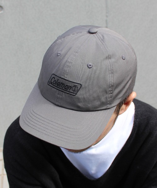 COLEMAN（コールマン）の「【Coleman】コールマン 刺繍ロゴキャップ 181-034A（キャップ・メンズ・カーキ/グレー/レッド/ブラック/ベージュ/ネイビー/ライトグリーン・FREE）」の3枚目の写真
