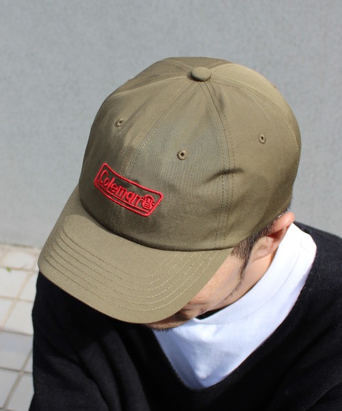 COLEMAN（コールマン）の「【Coleman】コールマン 刺繍ロゴキャップ 181-034A（キャップ・メンズ・カーキ/グレー/レッド/ブラック/ベージュ/ネイビー/ライトグリーン・FREE）」の5枚目の写真