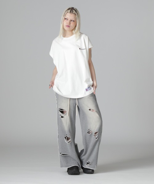 DANKE SCHON(ダンケシェーン)の「【WEB&DEPOT限定】DankeSchon/ダンケシェーン/16OE NOSLEEVES LOGO(タンクトップ・レディース・ブラック/ホワイト・M/L/S)」の11枚目の写真