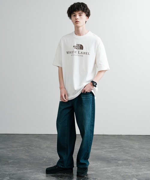 THE NORTH FACE(ザノースフェイス)の「日本未展開モデル THE NORTH FACE ザ・ノースフェイス WHITE LABEL ホワイトレーベル SIGNATURE S/S R/TEE ロゴプリント半袖Tシャツ(Tシャツ/カットソー・メンズ・ライトブルー/ブラック/ホワイト/チャコール・L/M/S/XXL/XS/XL)」の21枚目の写真
