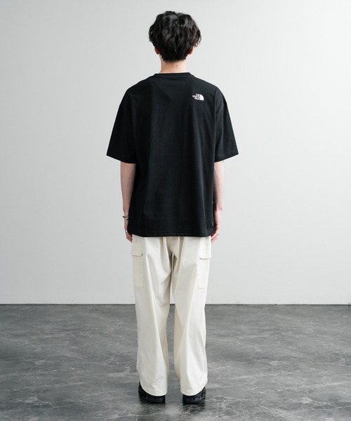 アンサー4 Tシャツ ホワイト エルドレッソ OMM ノースフェイス 山と道 THE NORTH FACE Bloom Oversized T-Shirt - White ザ ノース