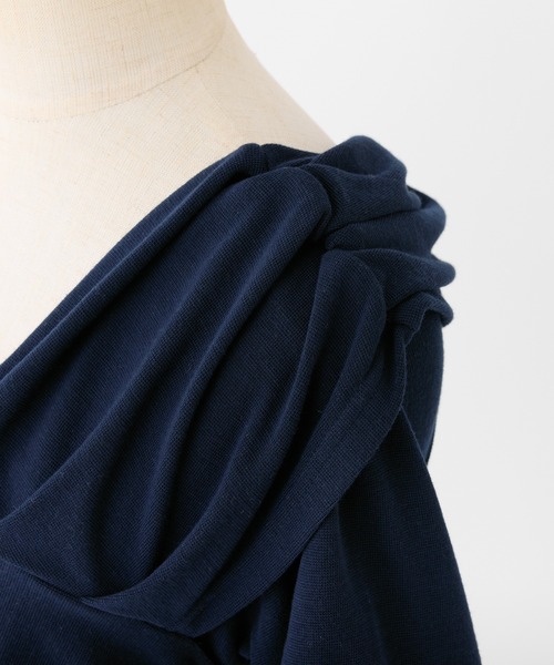 one after another NICE CLAUP(ワンアフターアナザーナイスクラップ)の「クロストップス(Tシャツ/カットソー・レディース・ミント/ネイビー/オフホワイト/グレー・FREE)」の8枚目の写真