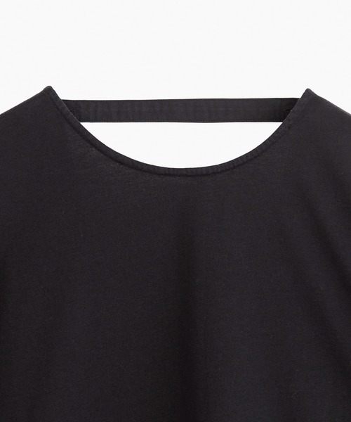 COSMIC WONDER(コズミックワンダー)の「Tangis cotton long open-back T-shirt dress(ワンピース・レディース・ブラック・FREE)」の6枚目の写真