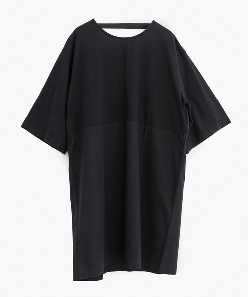 COSMIC WONDER(コズミックワンダー)の「Tangis cotton long open-back T-shirt dress(ワンピース・レディース・ブラック・FREE)」の4枚目の写真
