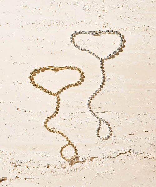 Soierie（ソワリー）の「【Soierie/ソワリー】Pome ball chain finger bracelet/ボールチェーンフィンガーブレスレット（ブレスレット・レディース・シルバー/ゴールド・FREE）」の10枚目の写真