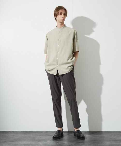ABAHOUSE（アバハウス）の「【常に適温 / 37.5 Technology】 1プリーツ イージーパンツ/ハイストレッチ イージーケア（その他パンツ・メンズ・グレイッシュベージュ/カーキ/ブラック/チャコールグレー・44/46/48/50）」の19枚目の写真