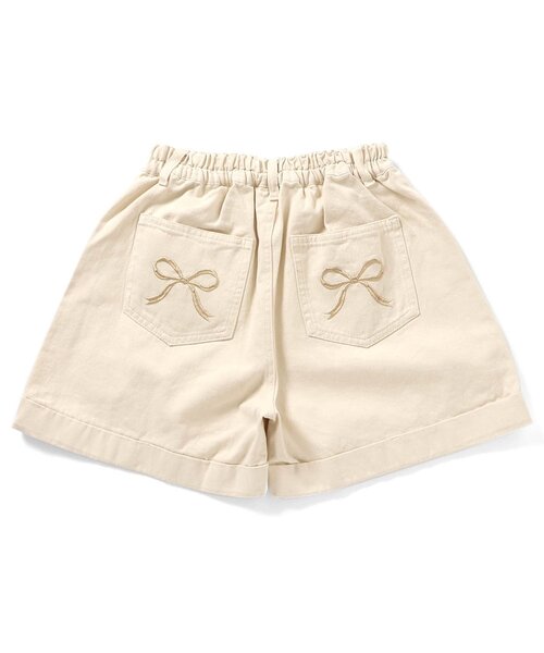 algy（アルジー）の「りぼんポケットショーパン（デニムパンツ・キッズ・ブラック/アイボリー/ブルー・XX-SMALL/X-SMALL/MEDIUM/SMALL）」の9枚目の写真