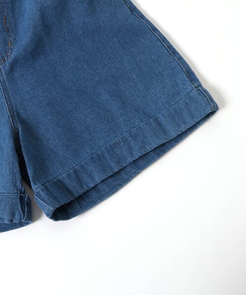 algy（アルジー）の「りぼんポケットショーパン（デニムパンツ・キッズ・ブラック/アイボリー/ブルー・XX-SMALL/X-SMALL/MEDIUM/SMALL）」の15枚目の写真