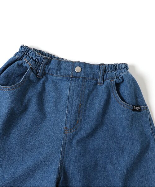 algy（アルジー）の「りぼんポケットショーパン（デニムパンツ・キッズ・ブラック/アイボリー/ブルー・XX-SMALL/X-SMALL/MEDIUM/SMALL）」の10枚目の写真