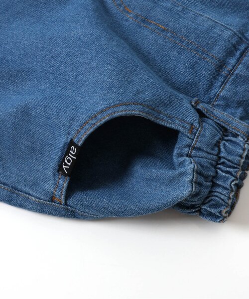 algy（アルジー）の「りぼんポケットショーパン（デニムパンツ・キッズ・ブラック/アイボリー/ブルー・XX-SMALL/X-SMALL/MEDIUM/SMALL）」の11枚目の写真