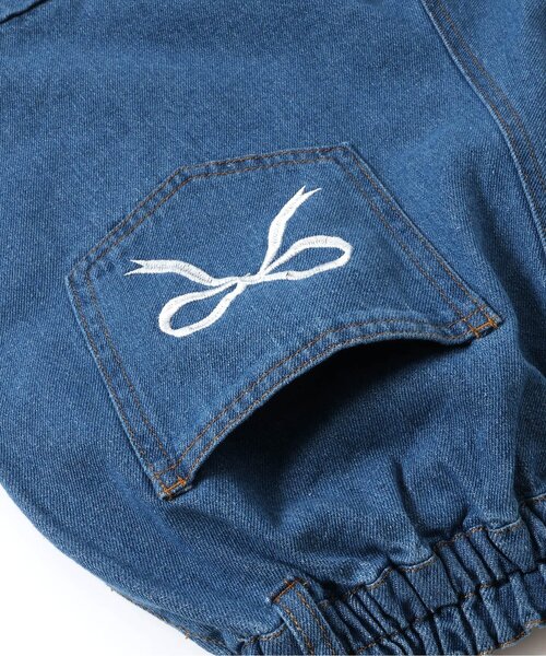 algy（アルジー）の「りぼんポケットショーパン（デニムパンツ・キッズ・ブラック/アイボリー/ブルー・XX-SMALL/X-SMALL/MEDIUM/SMALL）」の14枚目の写真