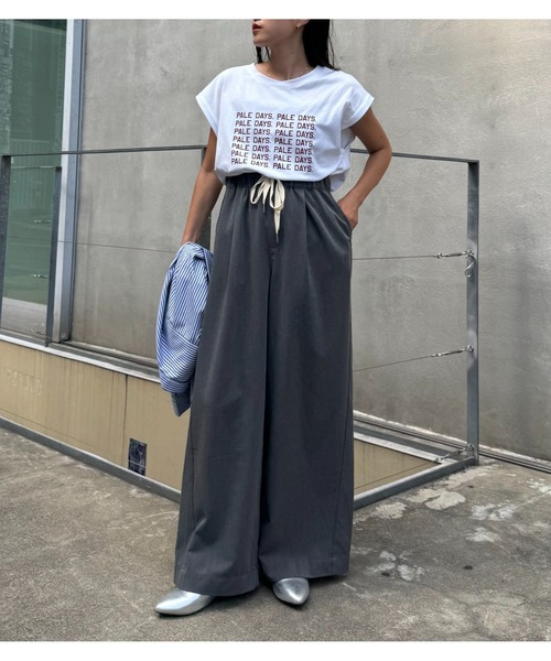 低身長・高身長対応/サイズ展開あり】スタイルアップ柔らかワイド