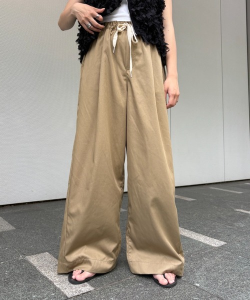 セール】テックリネンイージーパンツ(セットアップ対応)（その他